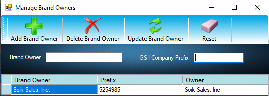 myPTI Brand Owners screen
